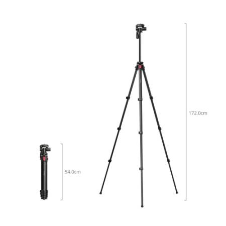 SmallRig 5474 - zestaw, statyw + głowica video - wymiary